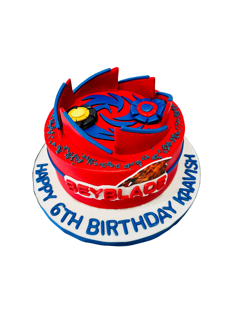 Beyblade Fondant Cake