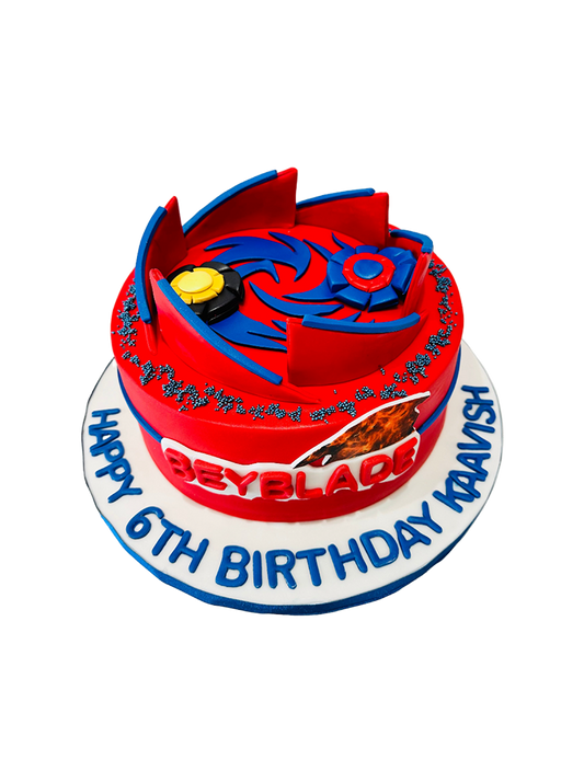 Beyblade Fondant Cake