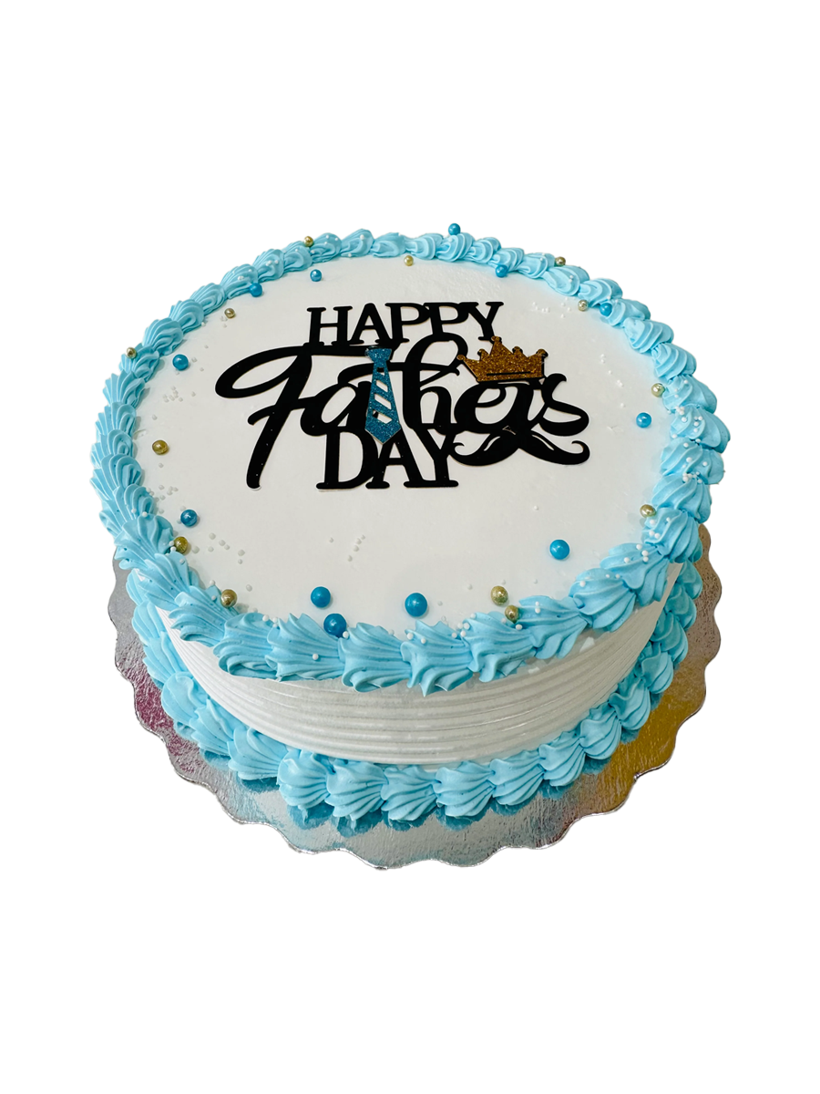 Blue Father's Day Cake