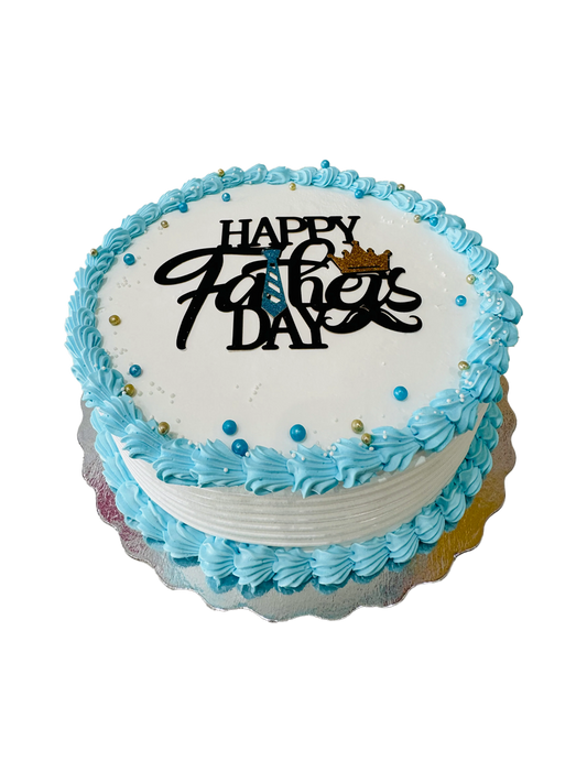 Blue Father's Day Cake