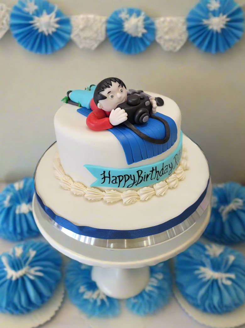 Cameraman Fondant Cake
