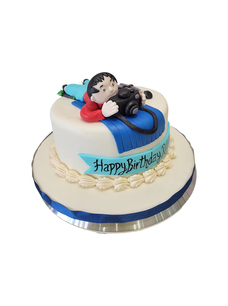 Cameraman Fondant Cake