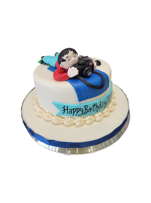 Cameraman Fondant Cake