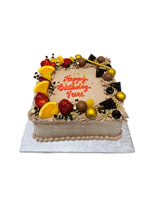 Choco Fruit Combo Cake