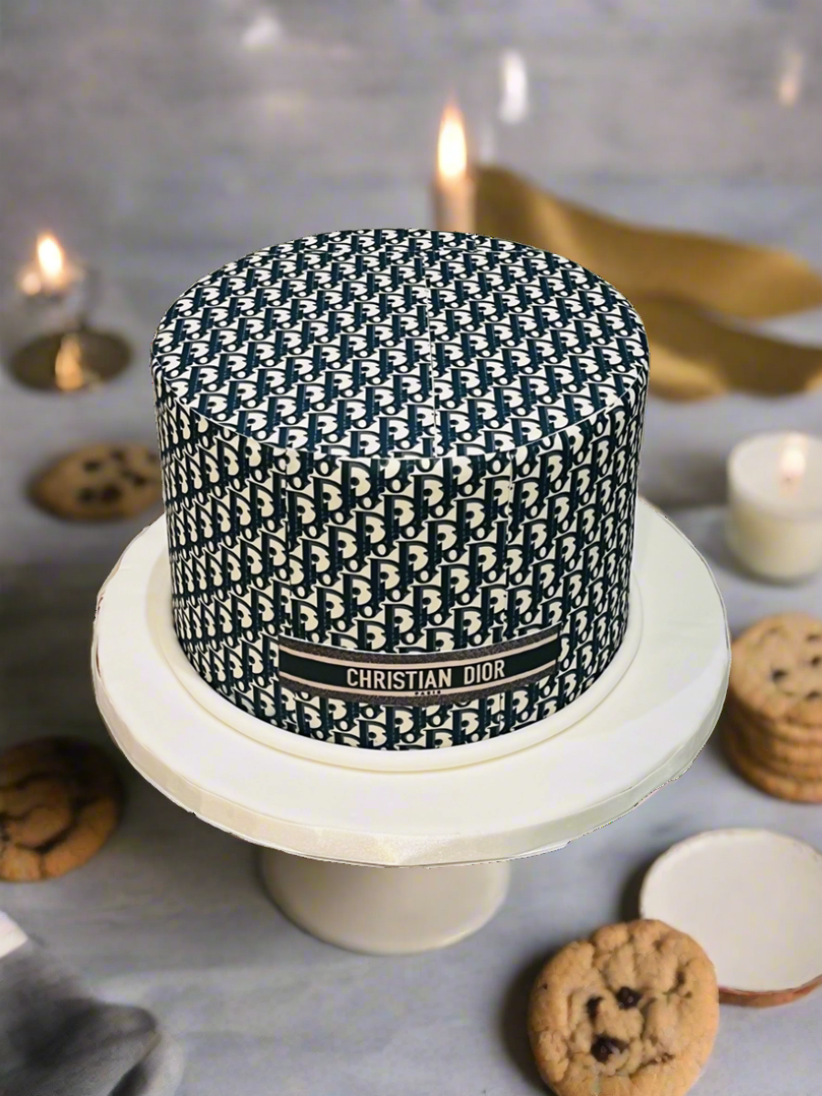 CHRISTAIN DIOR FONDANT CAKE