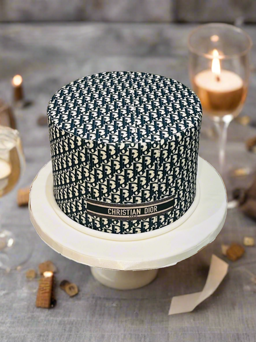 CHRISTAIN DIOR FONDANT CAKE