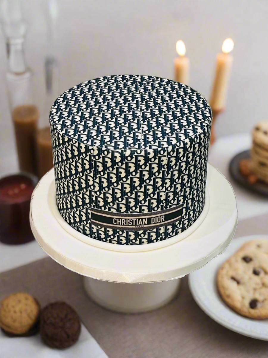 CHRISTAIN DIOR FONDANT CAKE