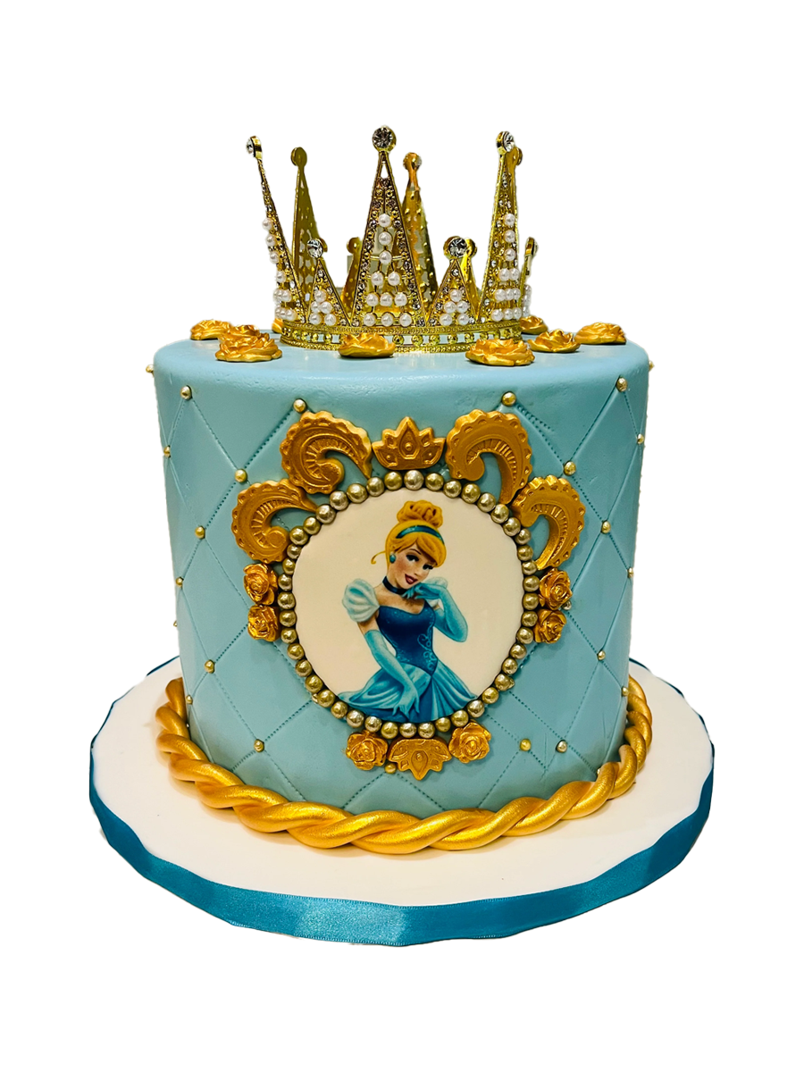 CINDERALLA FONDANT CAKE