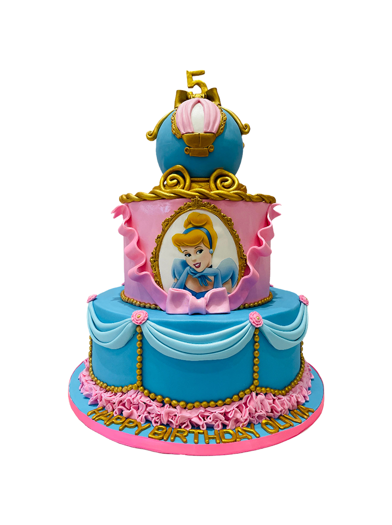 Enchanting Cinderella Tiered Cake