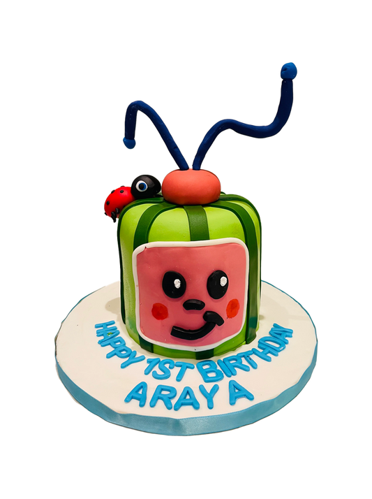 Cocomelon Fondant Cake