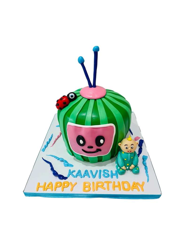 Kaavish Cocomelon Fondant Cake