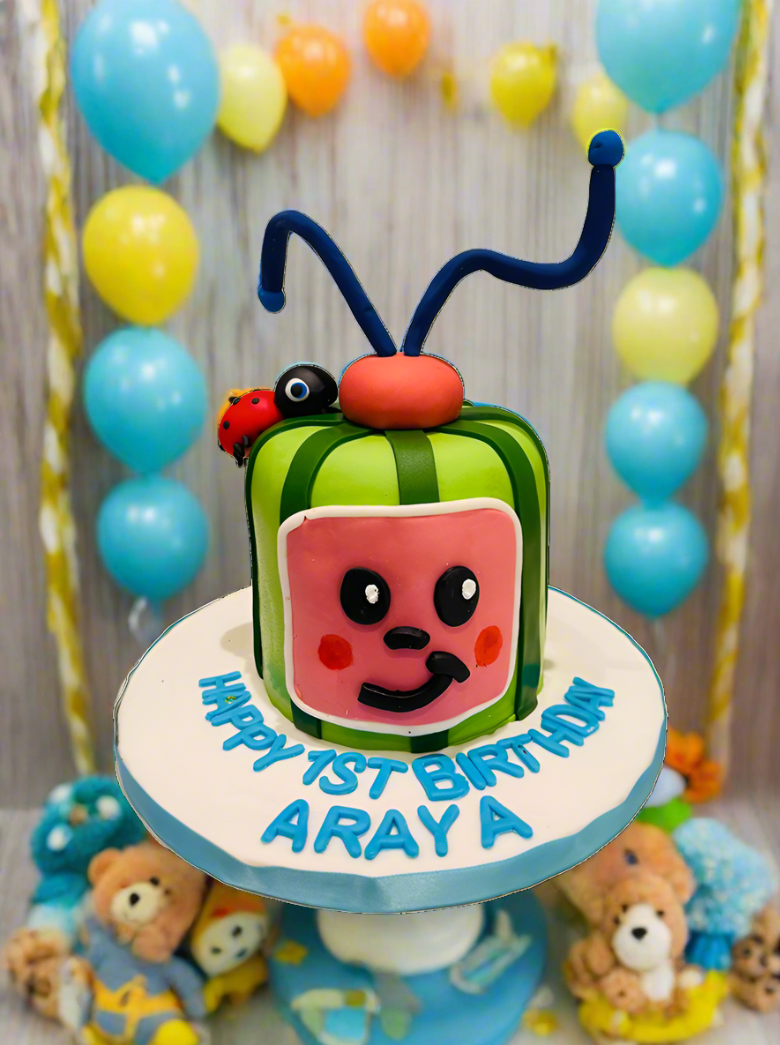 Cocomelon Fondant Cake