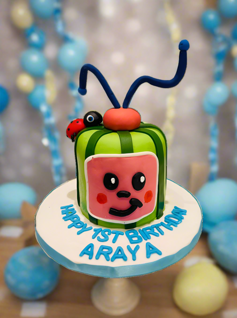 Cocomelon Fondant Cake