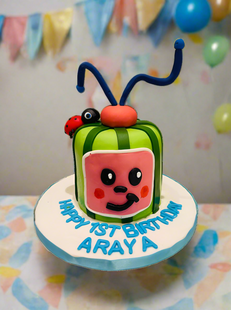 Cocomelon Fondant Cake