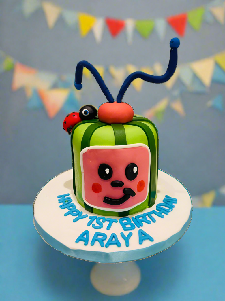 Cocomelon Fondant Cake