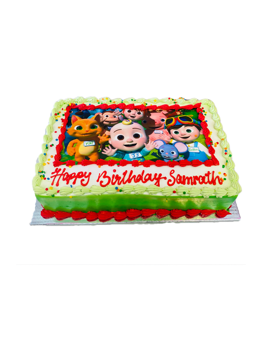 Cocomelon Photo Cake