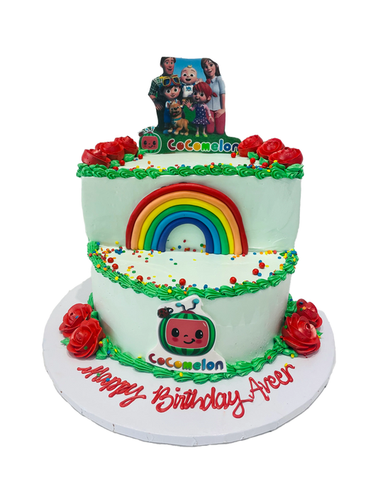 Cocomelon Stage Cake