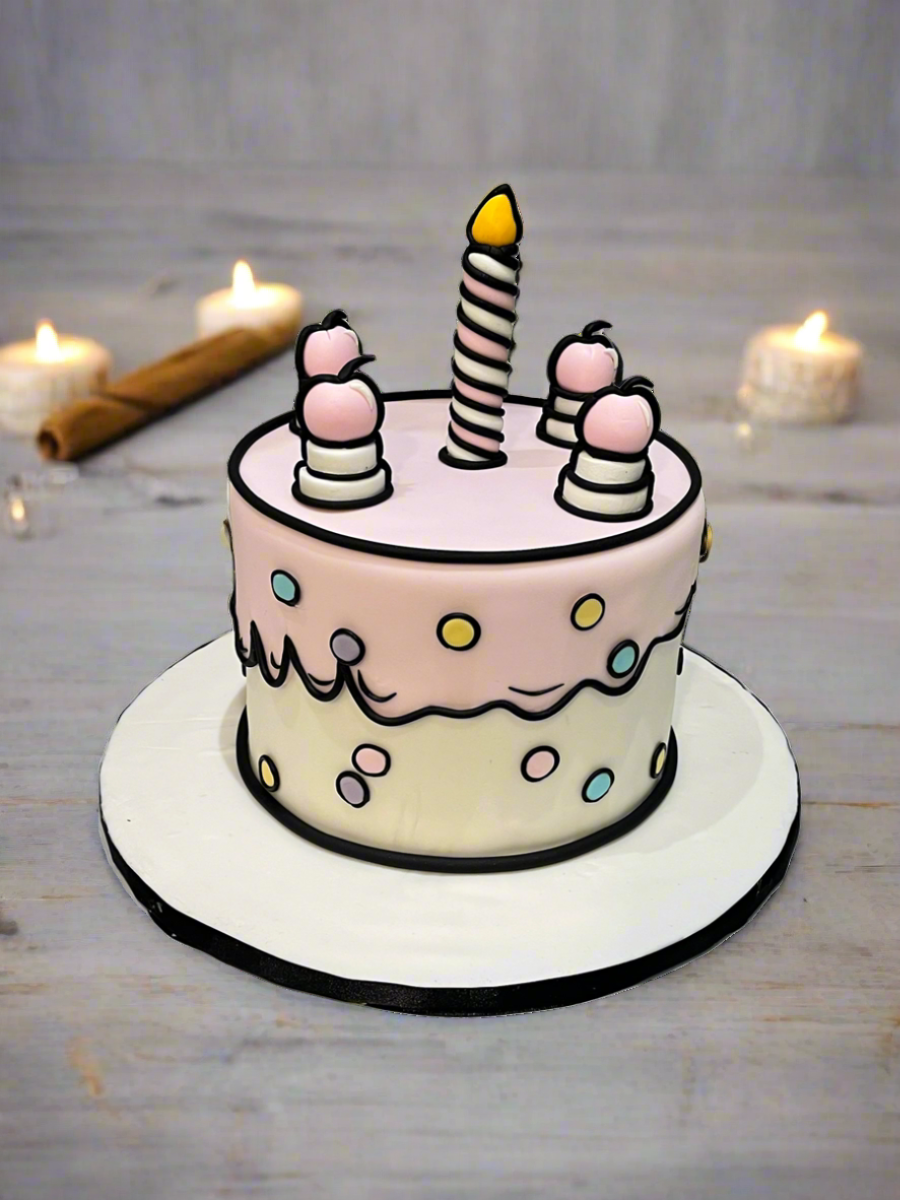 COMIC BIRTHDAY CAKE