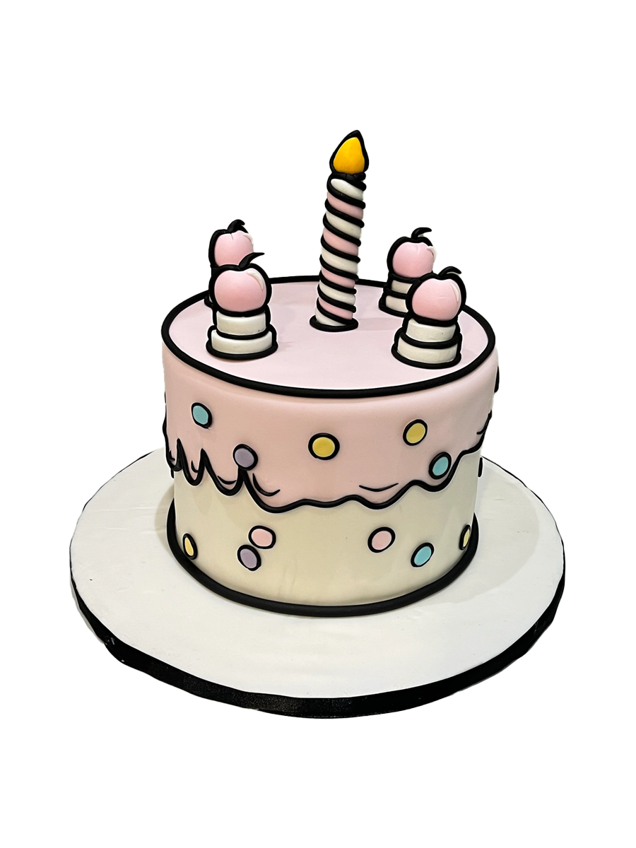COMIC BIRTHDAY CAKE
