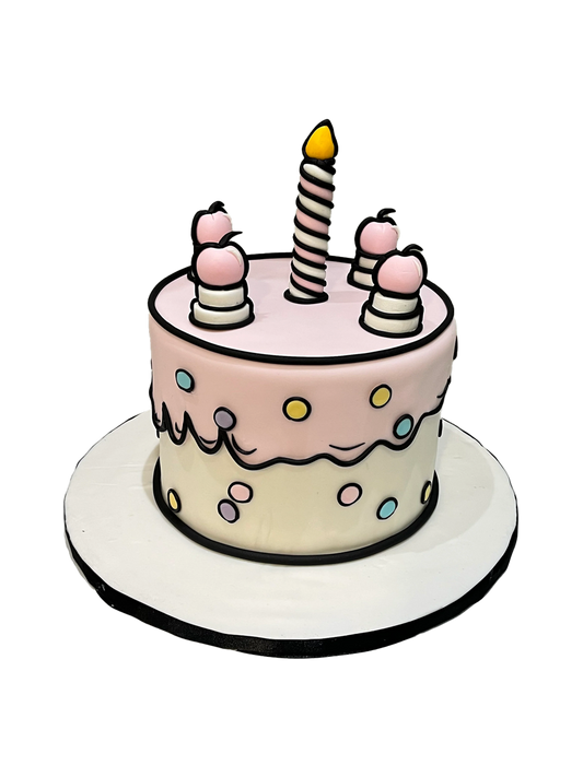 COMIC BIRTHDAY CAKE