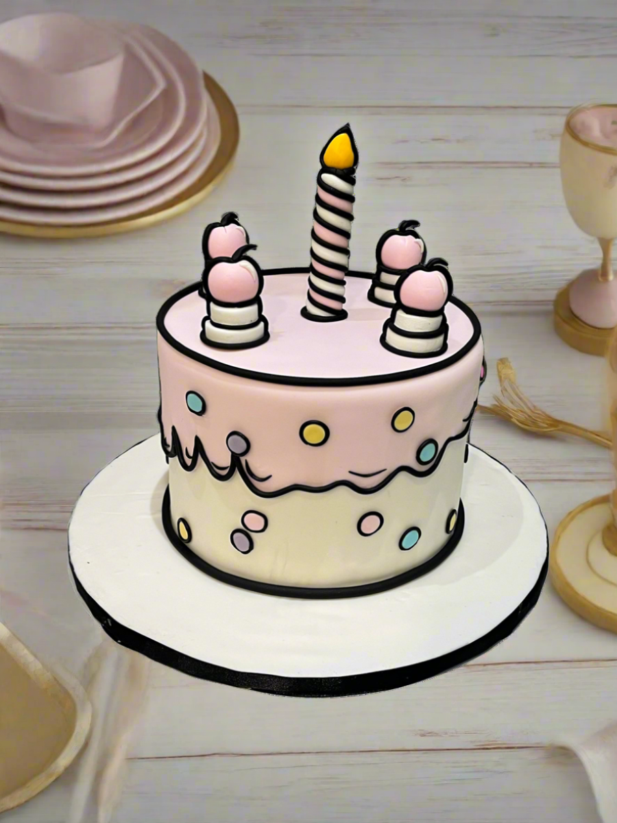COMIC BIRTHDAY CAKE
