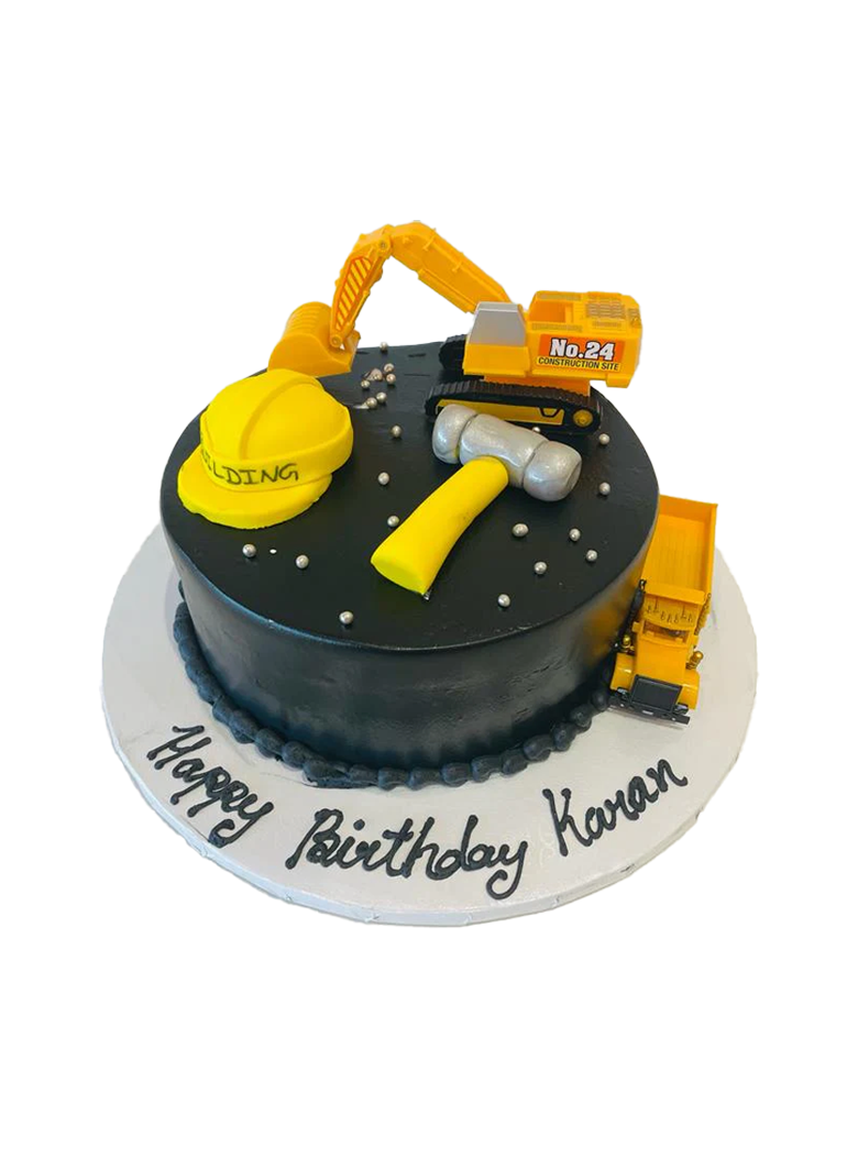 Construction Theme Cake