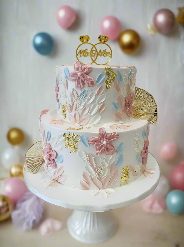 Renne Cream Tiered Cake