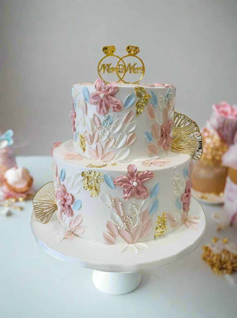Renne Cream Tiered Cake