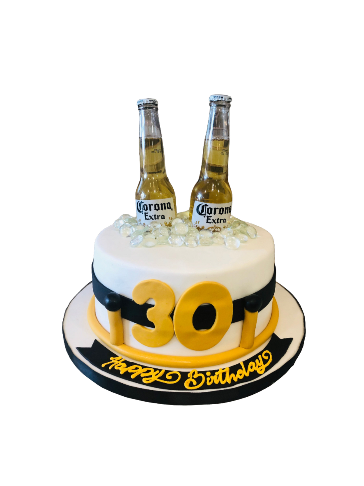 Corona Extra Beer Bottle Cake