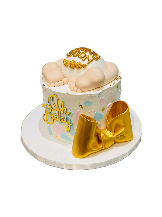 Crawling Baby Cream Cake