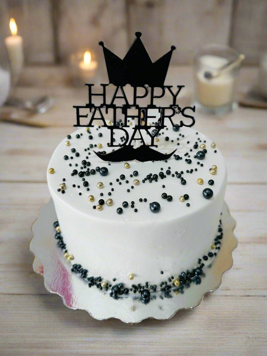 Crown Father's Day Cake