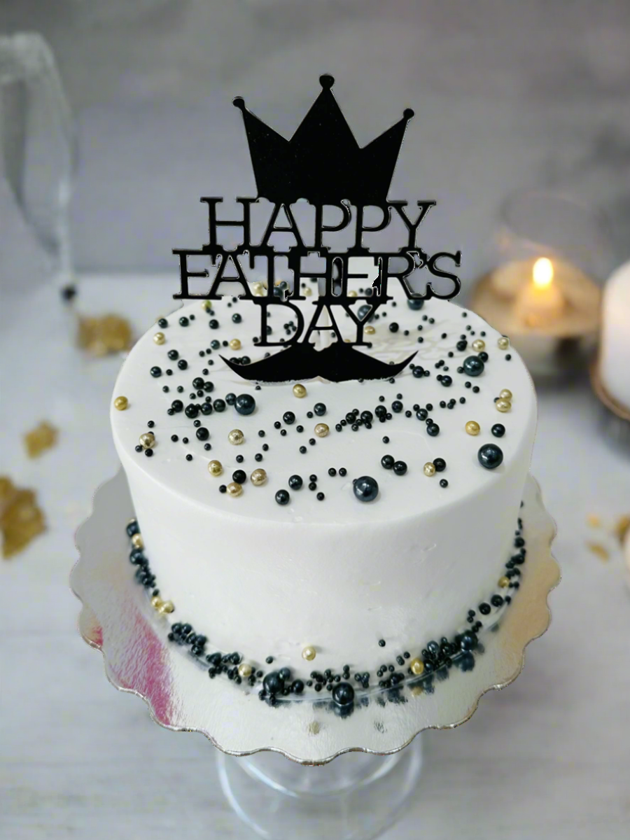 Crown Father's Day Cake