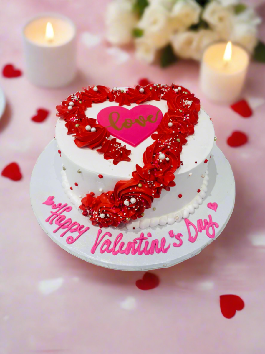 David Love Valentine Cake