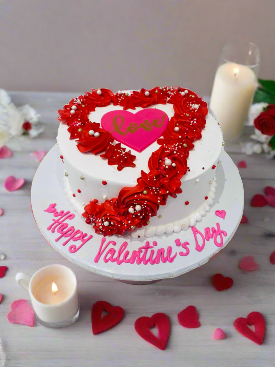 David Love Valentine Cake