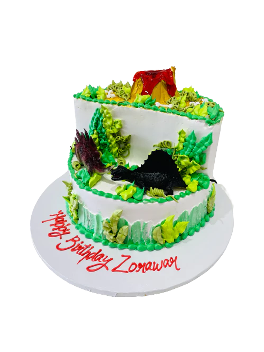 Dinosaur Stage Cake