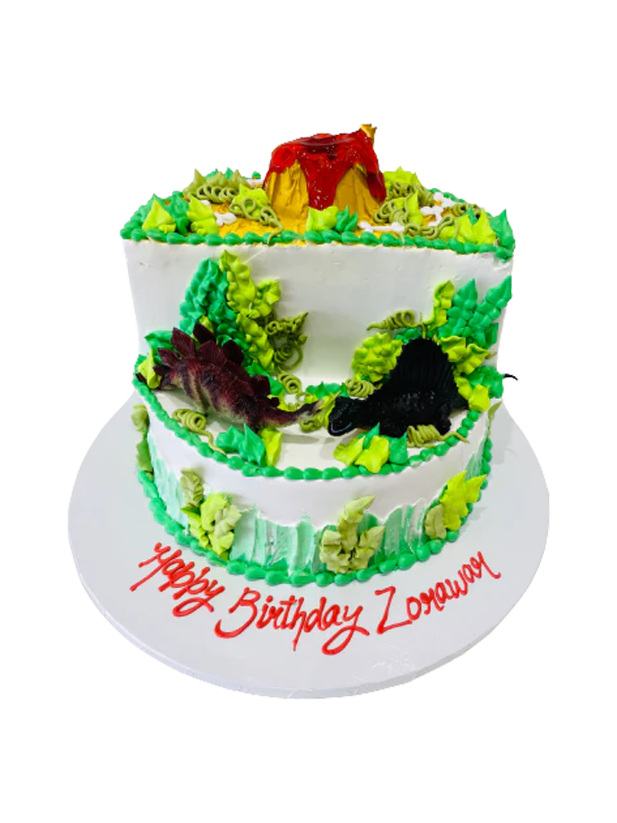 Dinosaur Stage Cake