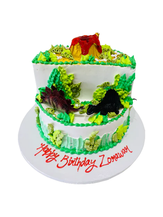 Dinosaur Stage Cake