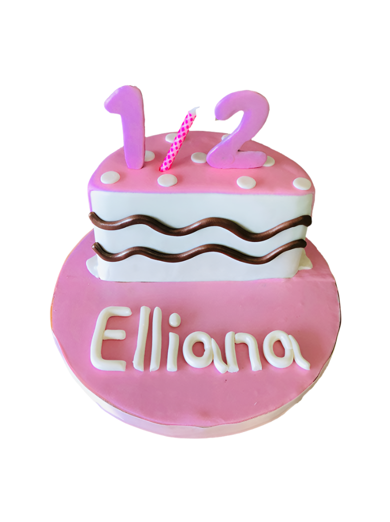 Elliana Half Birthday Cake.