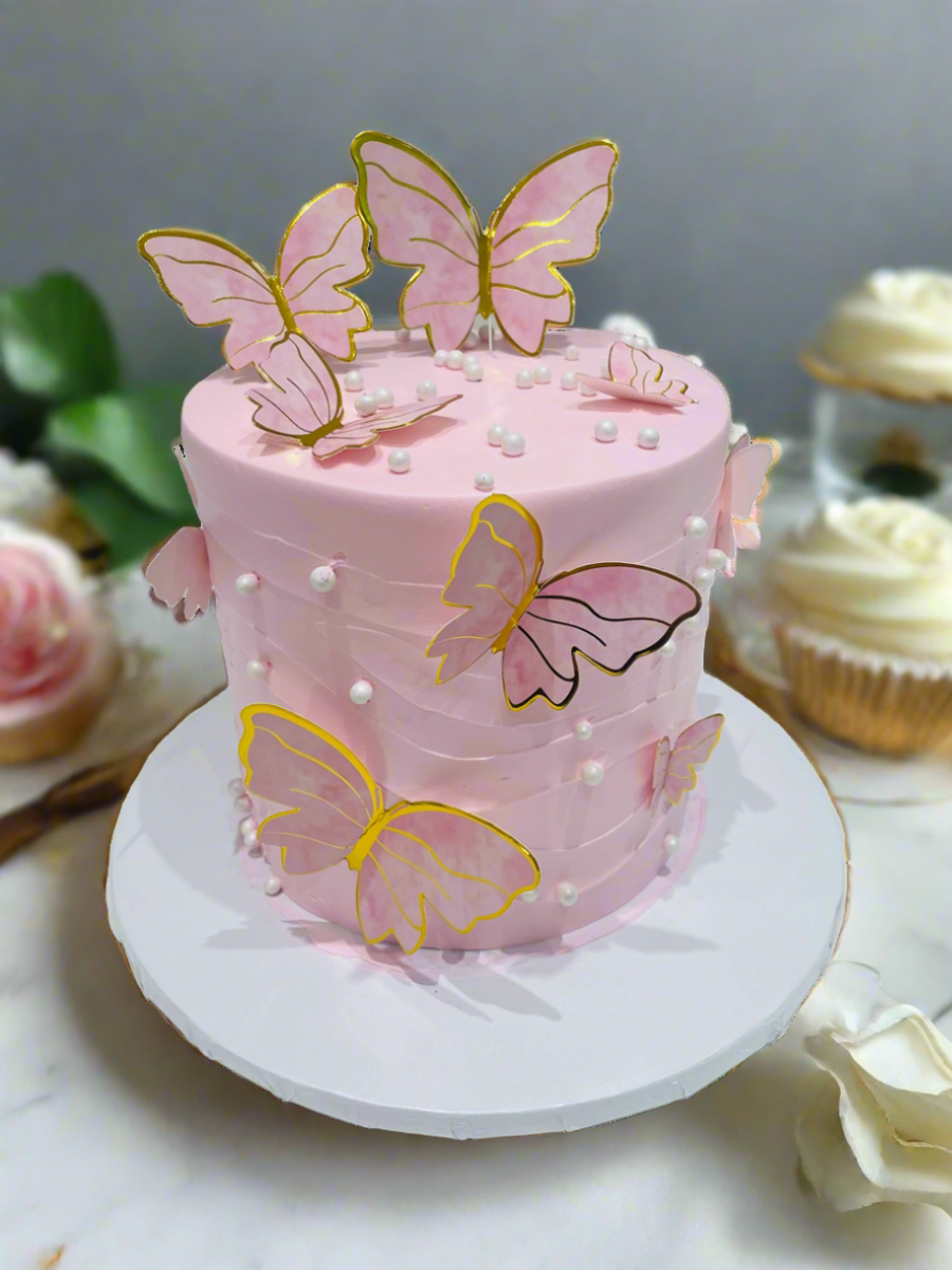 Eloise Pink Butterfly Cake