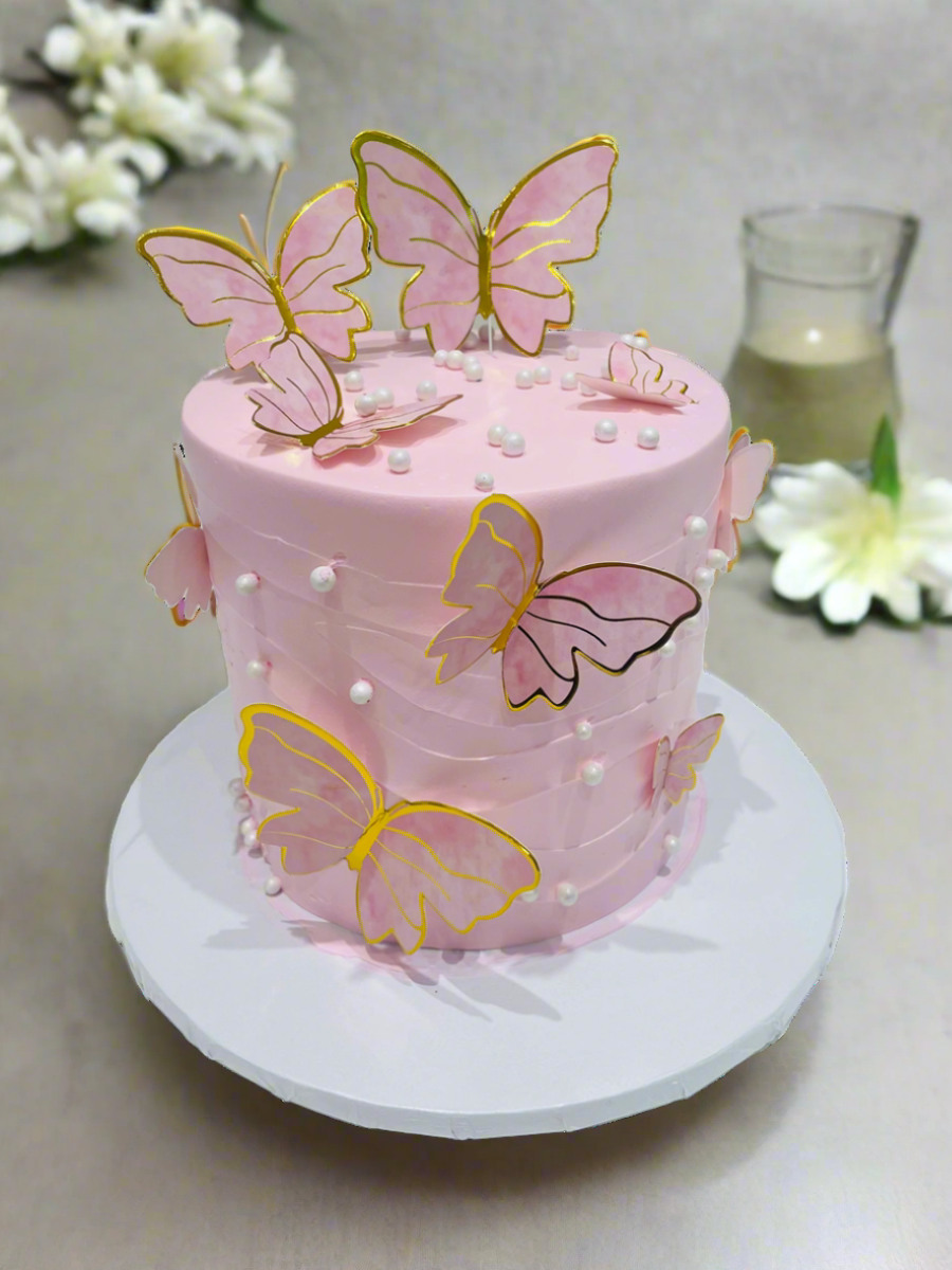 Eloise Pink Butterfly Cake