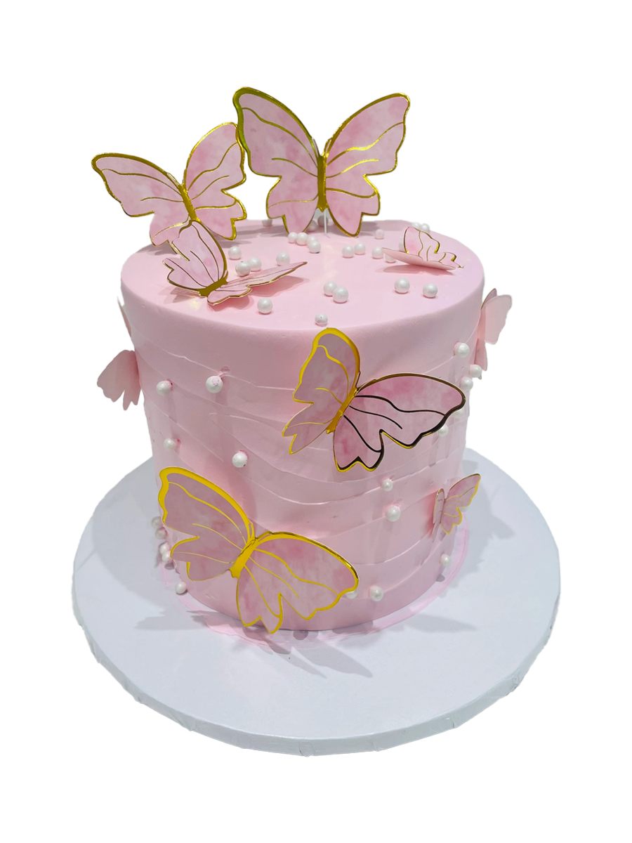 Eloise Pink Butterfly Cake