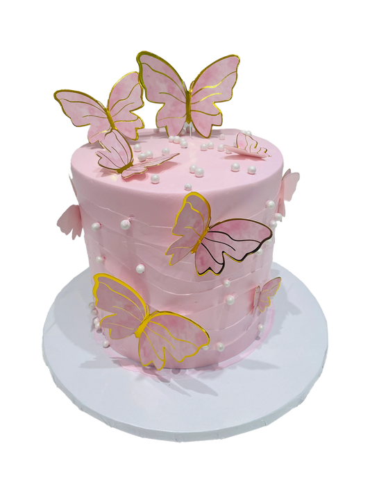 Eloise Pink Butterfly Cake