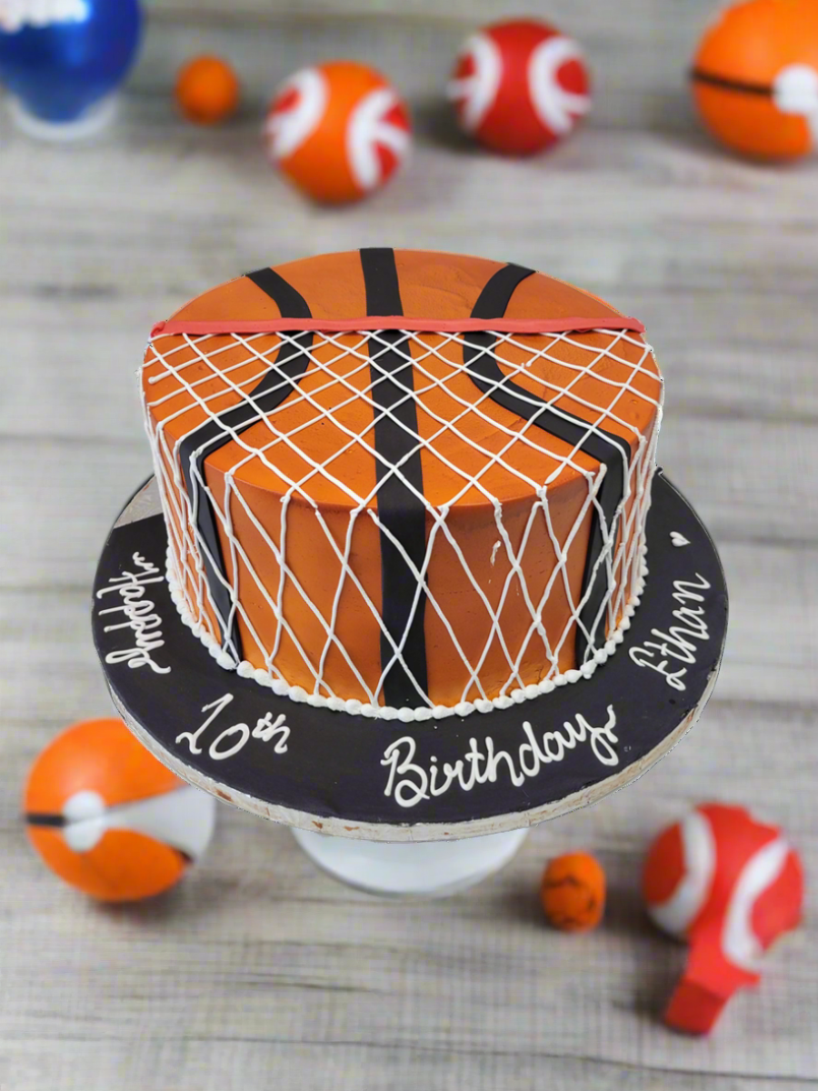 Ethan Basketball Cream Cake