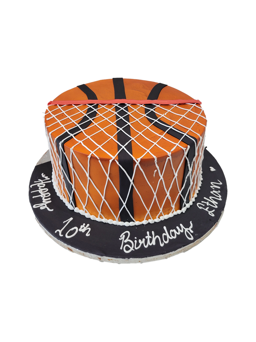 Ethan Basketball Cream Cake