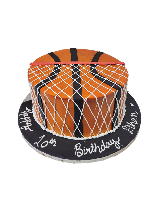 Ethan Basketball Cream Cake