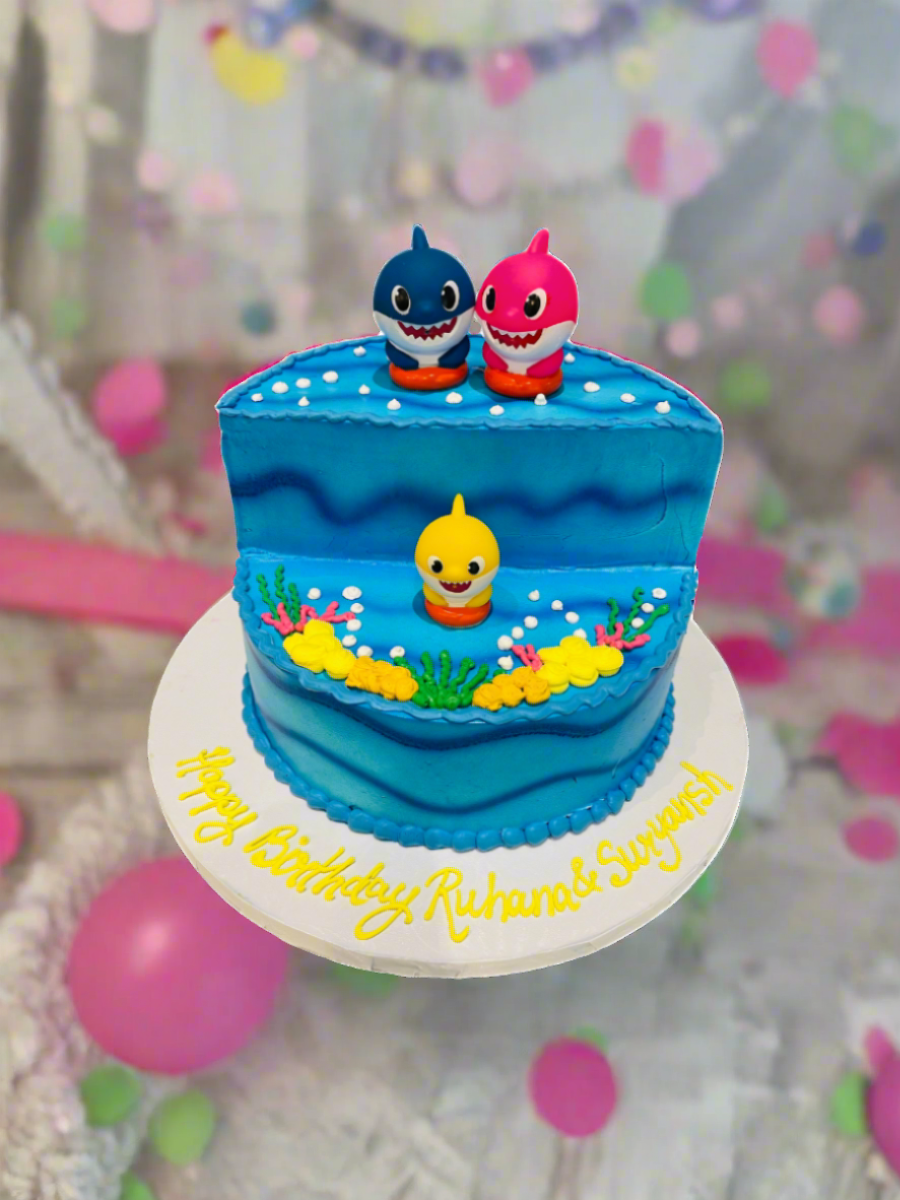 Baby Shark Stage Cake