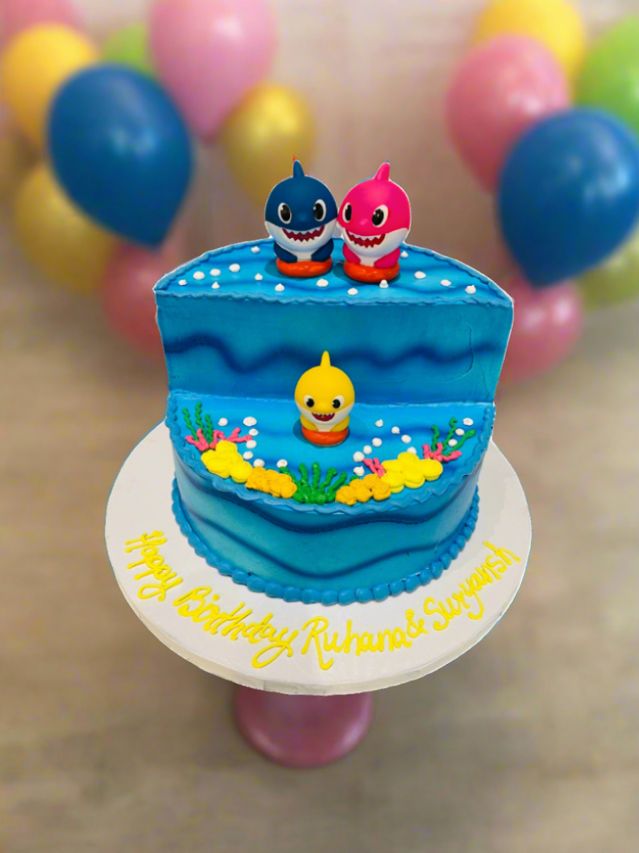 Baby Shark Stage Cake