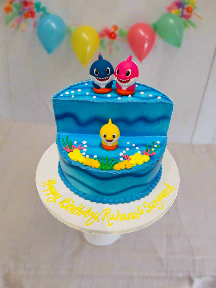 Baby Shark Stage Cake