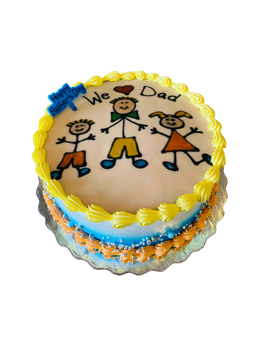 Fathers Day Photo Cake