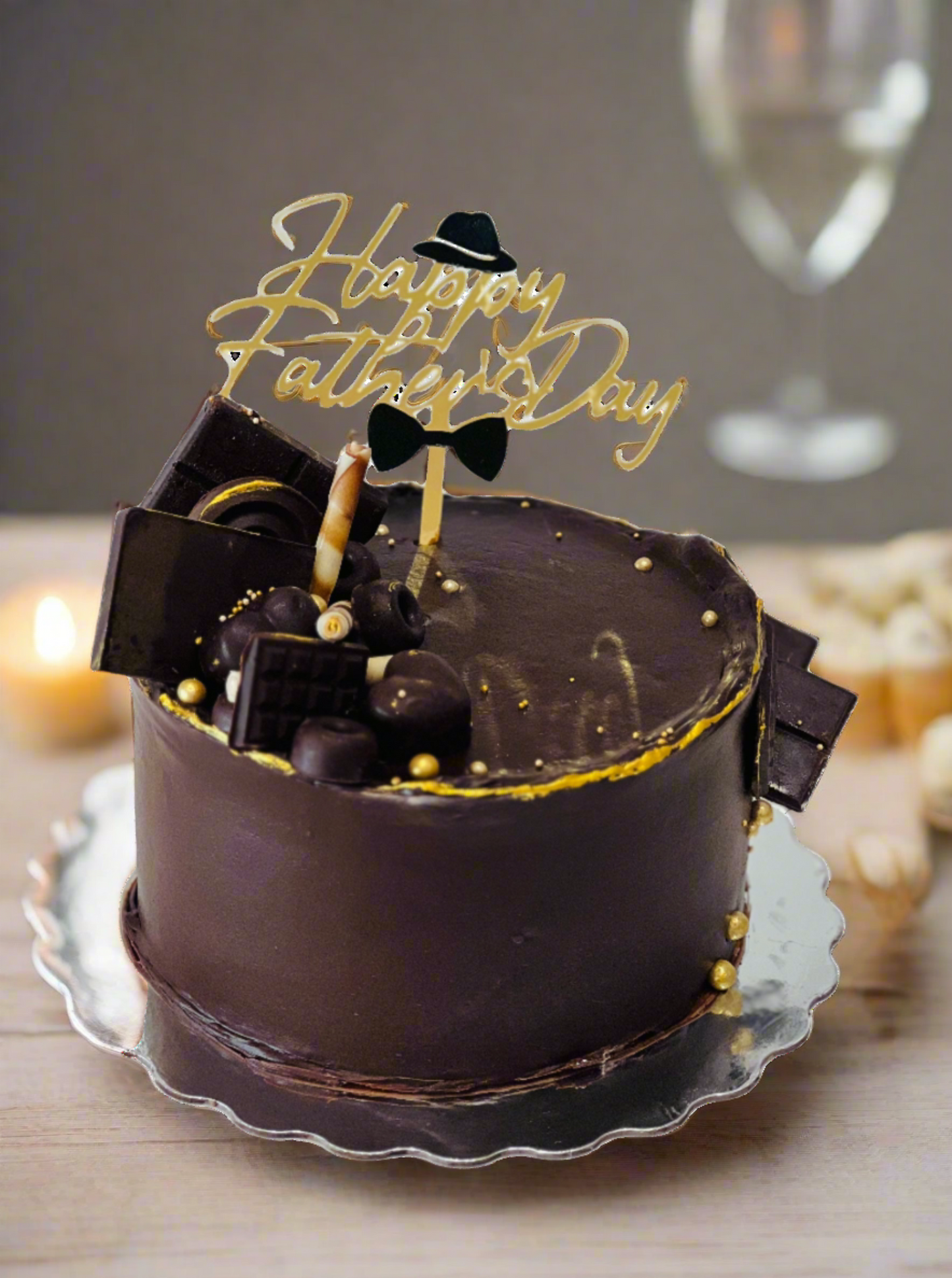 Choc Truffle Father's Day Cake